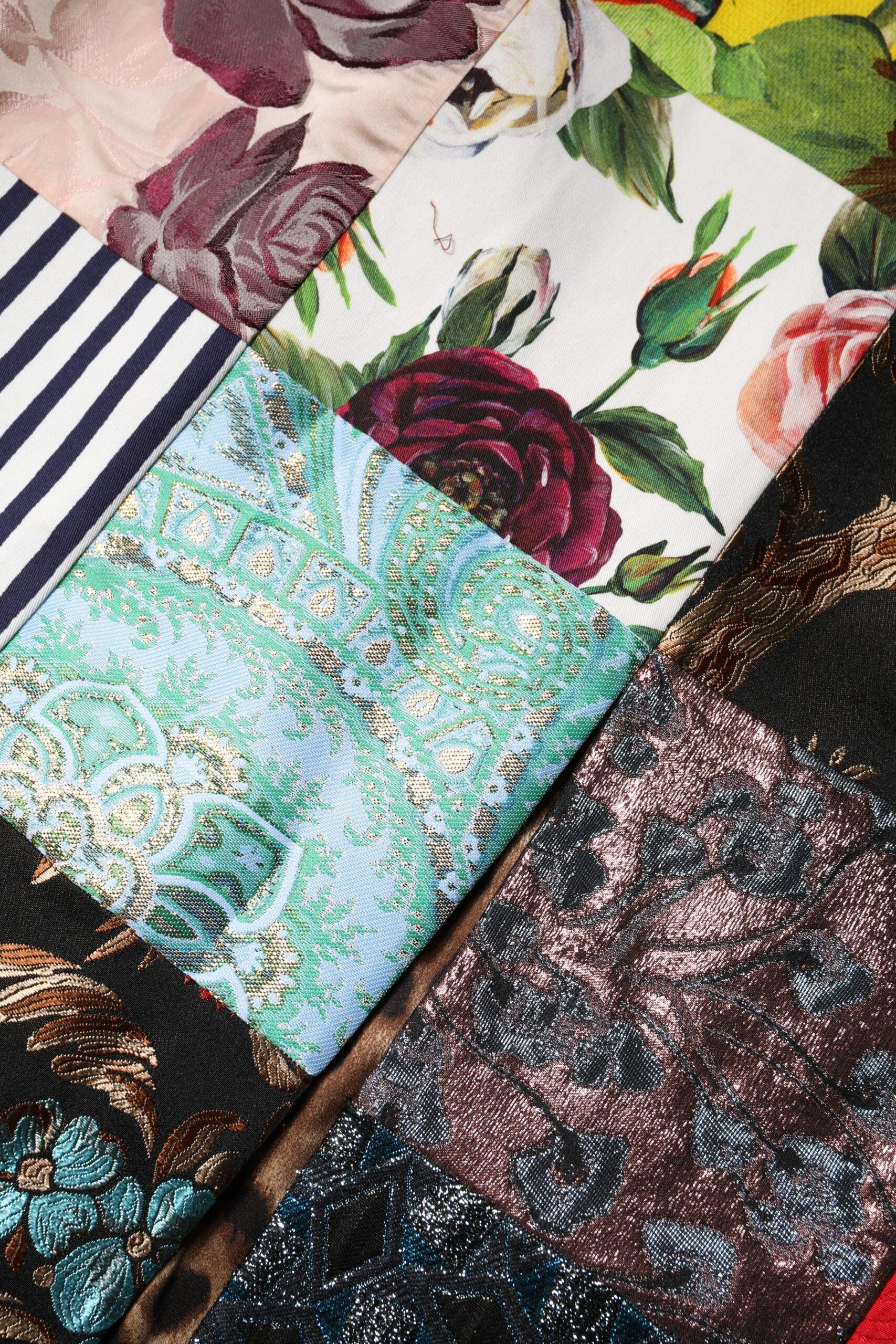 Dolce & Gabbana Multicolor Patchwork Sleeveless Sheath Dress - Zeiniez