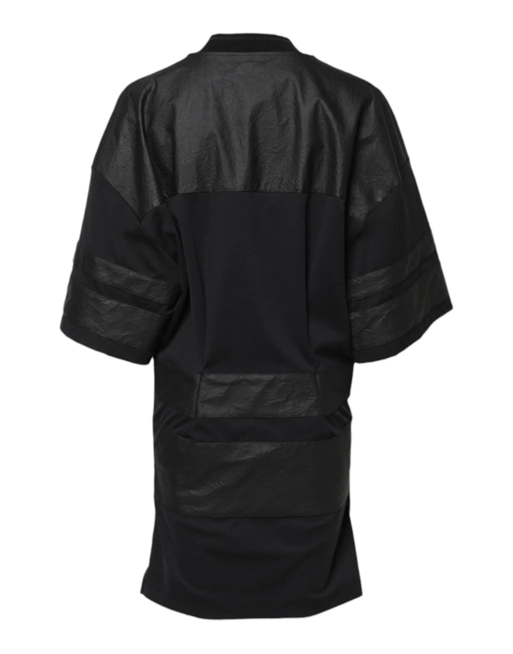 Dolce & Gabbana Black Cotton Short Sleeves V-neck T-shirt - Zeiniez