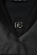 Dolce & Gabbana Black Cotton Short Sleeves V-neck T-shirt - Zeiniez