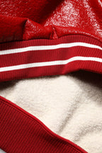 Dolce & Gabbana Red Wool DGLogo Embroidery Pullover Sweater - Zeiniez