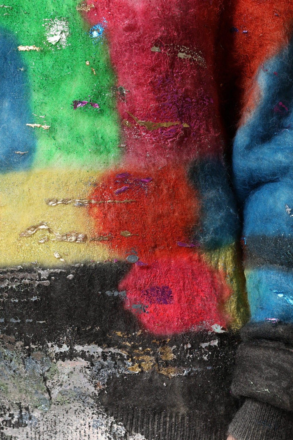 Dolce & Gabbana Multicolor Mohair Turtleneck Pullover Sweater - Zeiniez