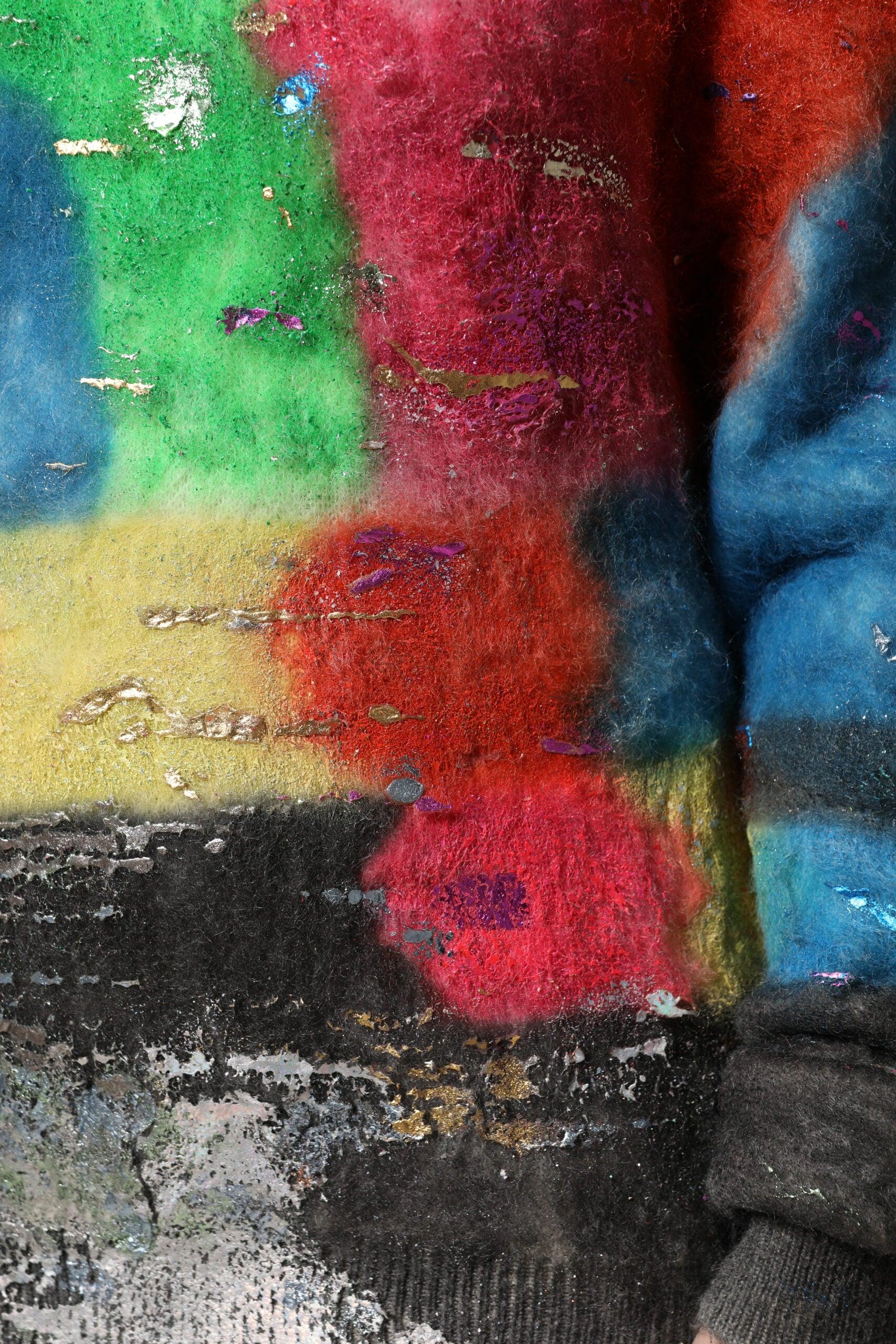 Dolce & Gabbana Multicolor Mohair Turtleneck Pullover Sweater - Zeiniez