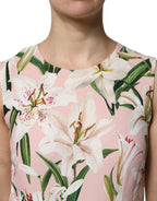 Dolce & Gabbana Multicolor Floral Print Round Neck Tank Top - Zeiniez