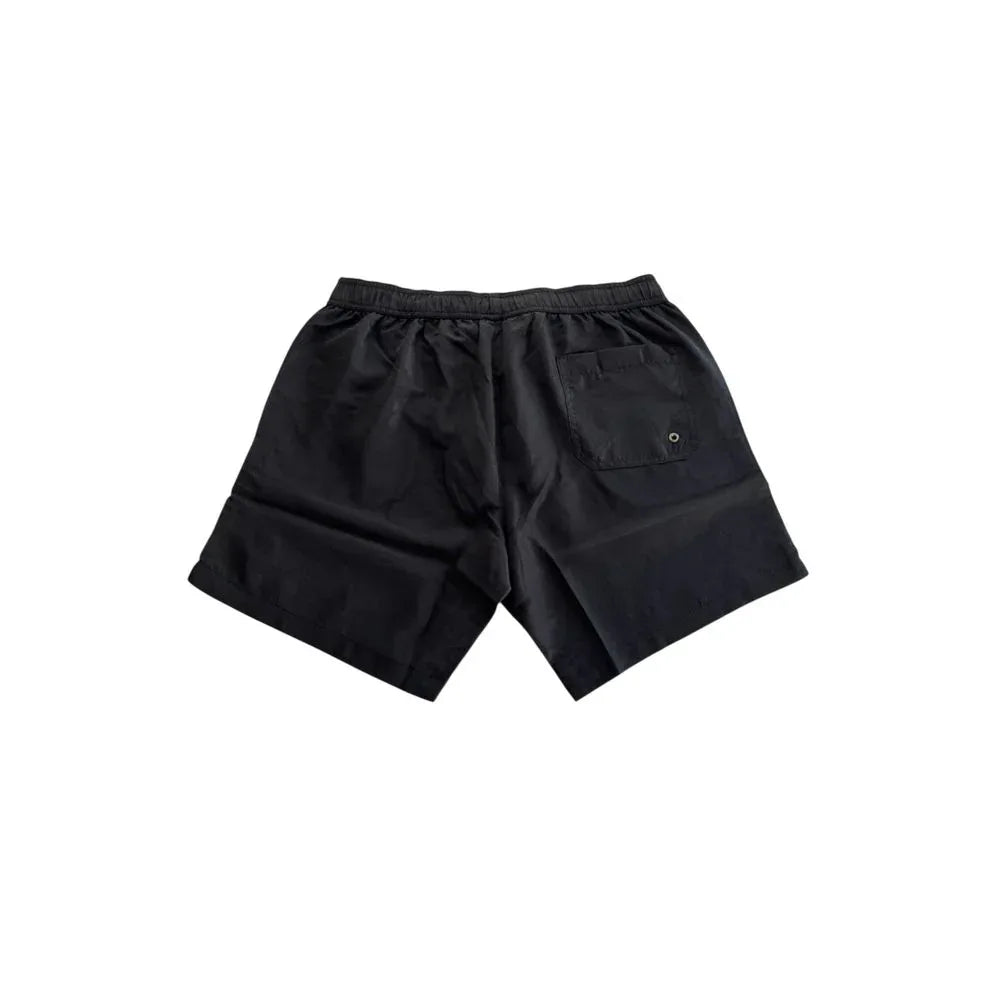 Trussardi Beachwear Black Polyester Men's Swim Short - Zeiniez