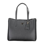 Guess Jeans Black Polyurethane Women Shoulder Bag - Zeiniez