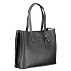 Guess Jeans Black Polyurethane Women Shoulder Bag - Zeiniez