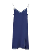Gucci Blu Viscose and Cotton Mid Long Dress - Zeiniez