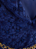 Gucci Blu Viscose and Cotton Mid Long Dress - Zeiniez