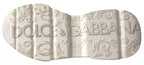 Dolce & Gabbana Sneakers White Beige Leather Sport DAYMASTER Shoes - Zeiniez