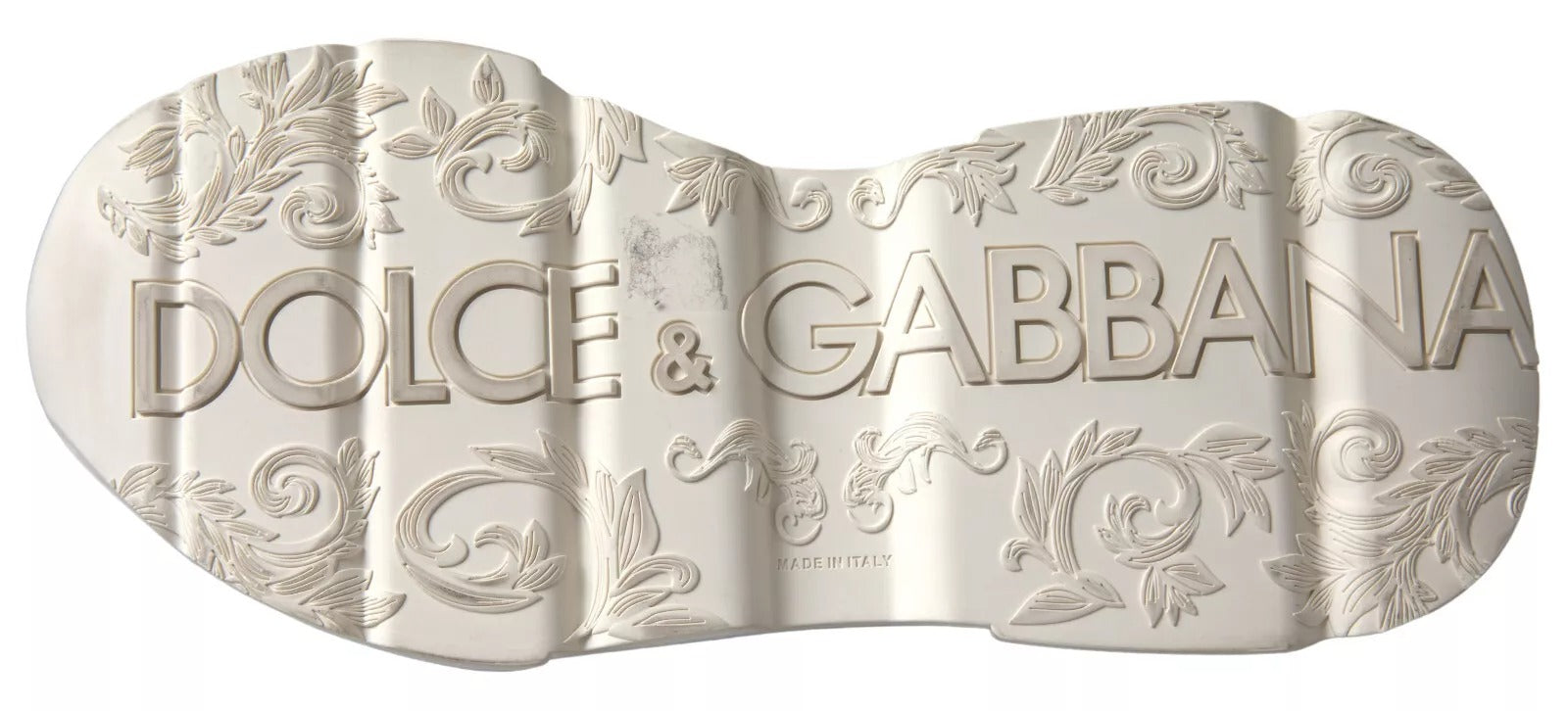 Dolce & Gabbana Sneakers White Beige Leather Sport DAYMASTER Shoes - Zeiniez