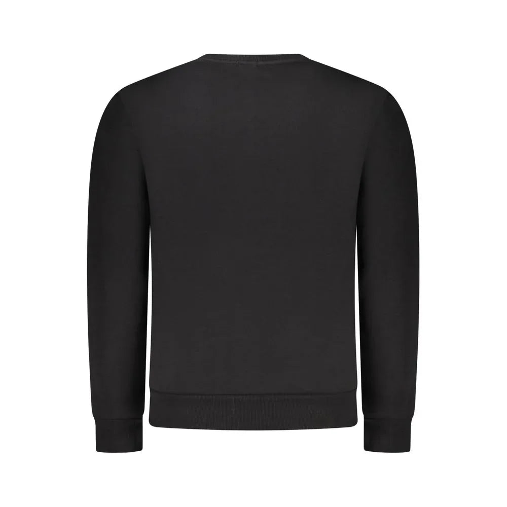 Rifle Black Cotton Men's Crewneck Sweater - Zeiniez