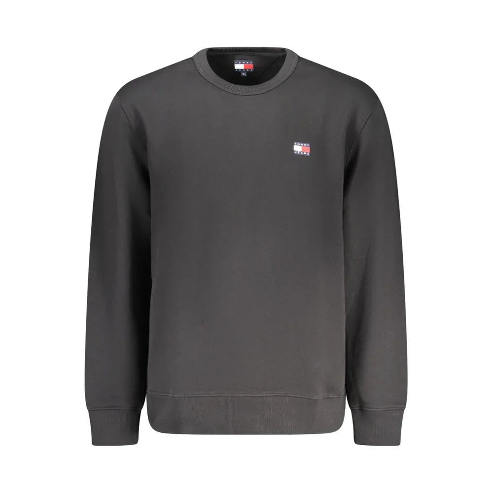 Tommy Hilfiger Black Cotton Mens Sweatshirt - Zeiniez