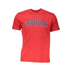 Cavalli Class Red Cotton Men T-Shirt - Zeiniez