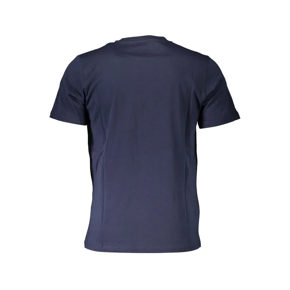 North Sails Blue Cotton Men T-Shirt - Zeiniez