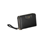 Guess Jeans Black Polyurethane Women Wallet - Zeiniez