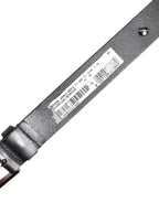 Dolce & Gabbana Black Luxury Leather DG Studs Buckle Belt - Zeiniez