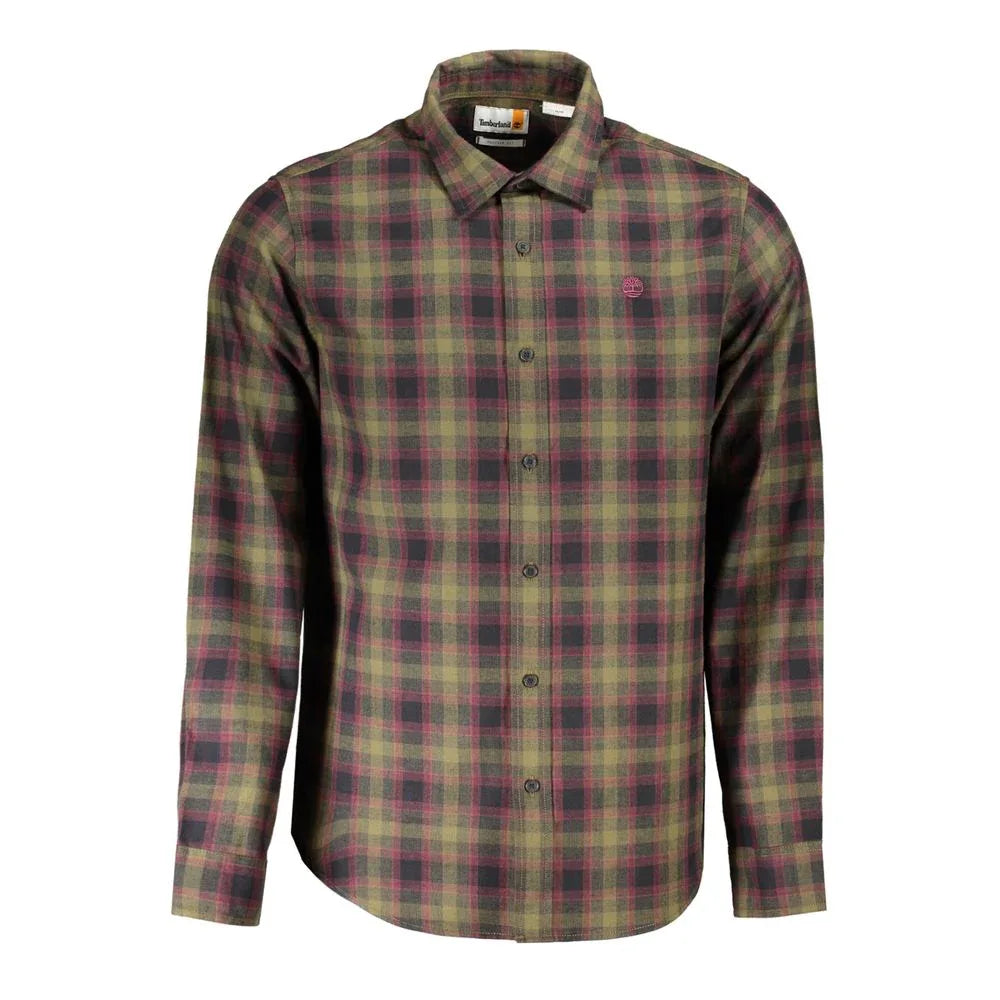 Timberland Verde Cotton Men Shirt - Zeiniez