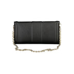 Mario Valentino Black Polyurethane Women Clutch - Zeiniez