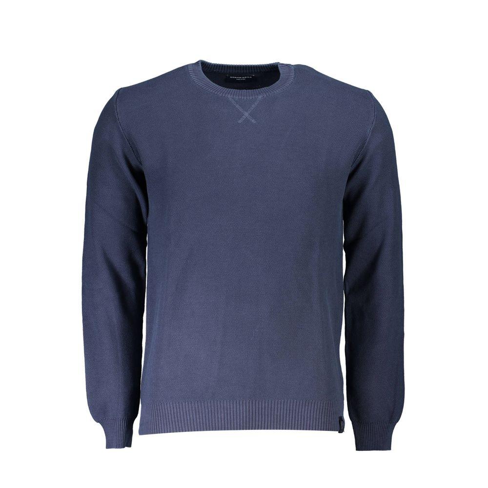 North Sails Blue Organic Cotton Men's Sweater - Zeiniez