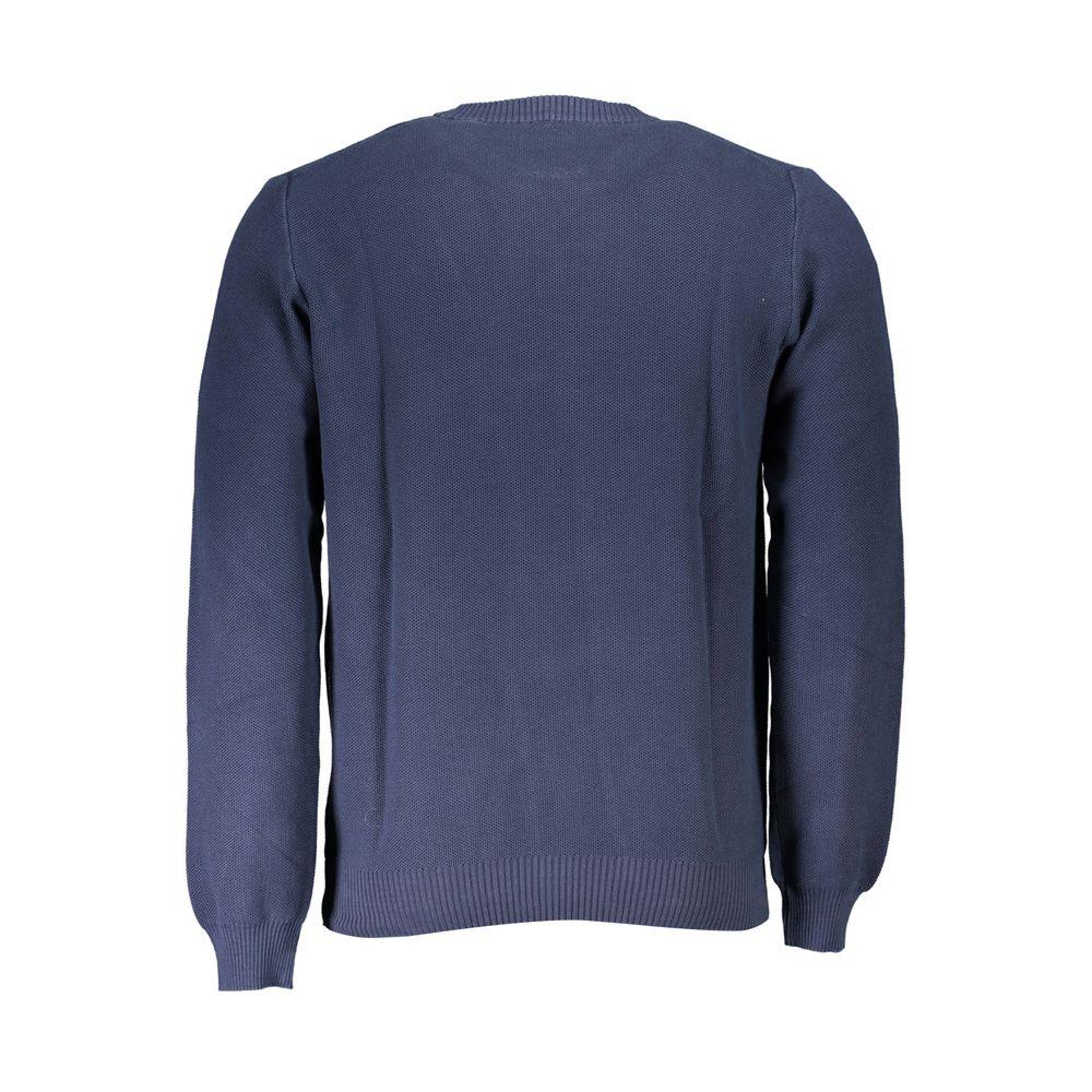 North Sails Blue Organic Cotton Men's Sweater - Zeiniez