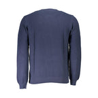North Sails Blue Organic Cotton Men's Sweater - Zeiniez