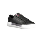 Tommy Hilfiger Black Leather Women Sneaker - Zeiniez
