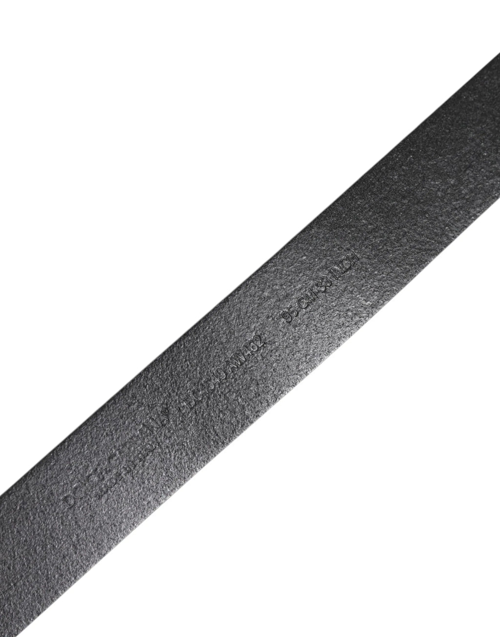 Dolce & Gabbana Black Classic Leather Metal Buckle Belt - Zeiniez