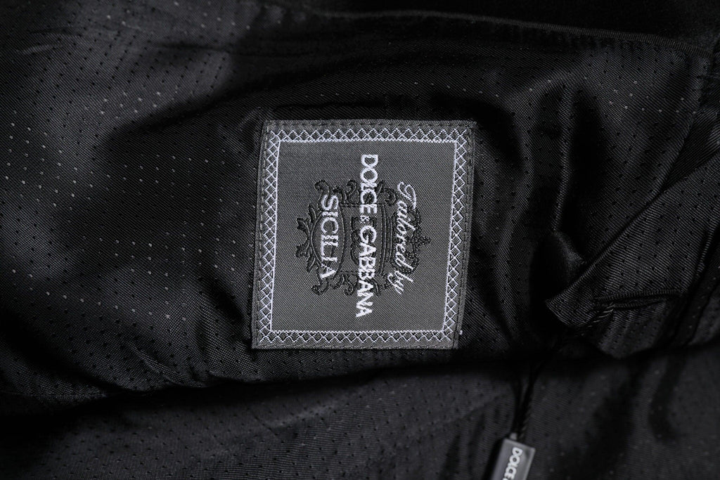 Dolce & Gabbana Red SICILIA Sequin Embellish Blazer Jacket - Zeiniez