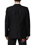 Dolce & Gabbana Dark Blue MARTINI Wool Blazer Coat Jacket - Zeiniez