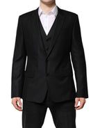 Dolce & Gabbana Black Single Breasted Suit 2 Piece Jacket - Zeiniez