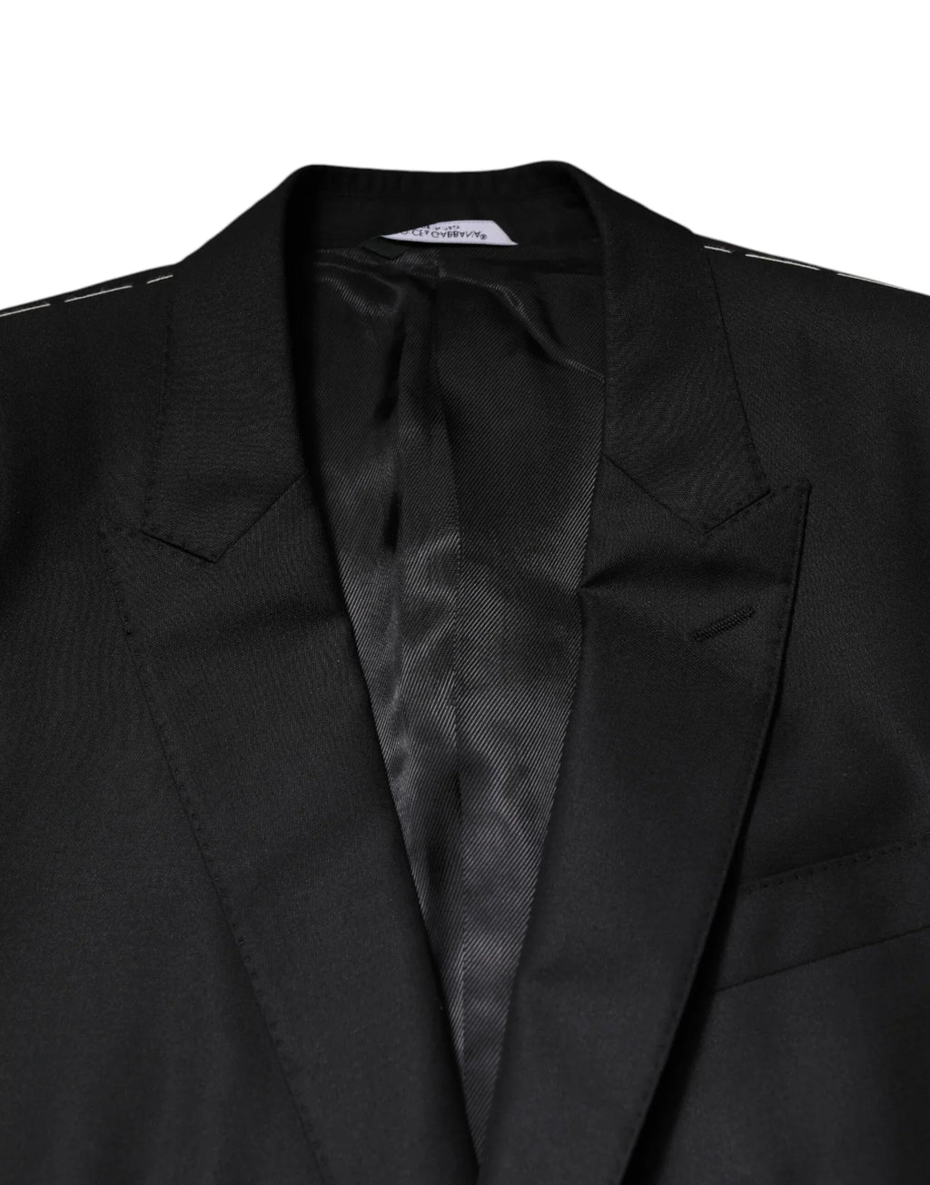 Dolce & Gabbana Black Single Breasted Suit 2 Piece Jacket - Zeiniez