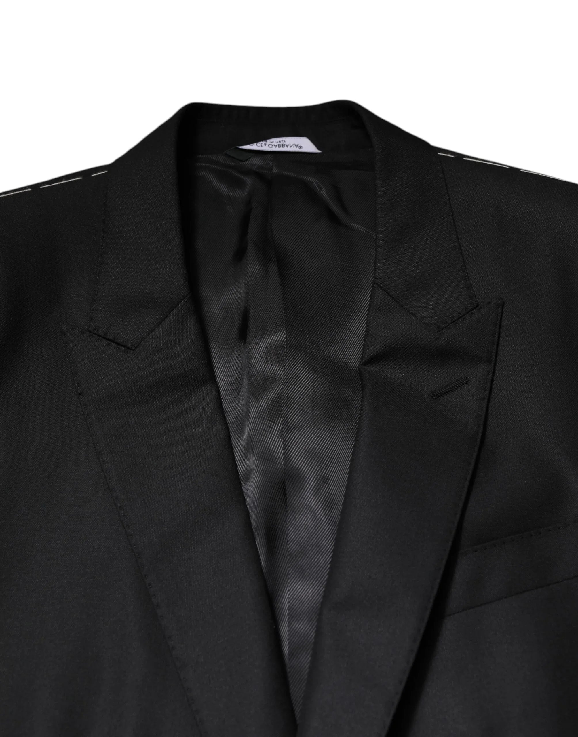 Dolce & Gabbana Black Single Breasted Suit 2 Piece Jacket - Zeiniez