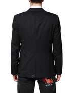 Dolce & Gabbana Dark Blue MARTINI Wool Suit 2 Piece Jacket - Zeiniez