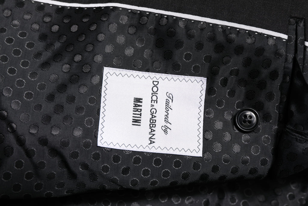Dolce & Gabbana Dark Gray MARTINI Single Breasted Jacket