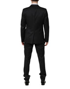 Dolce & Gabbana Dark Gray MARTINI 2 Pc Single Breasted Suit - Zeiniez