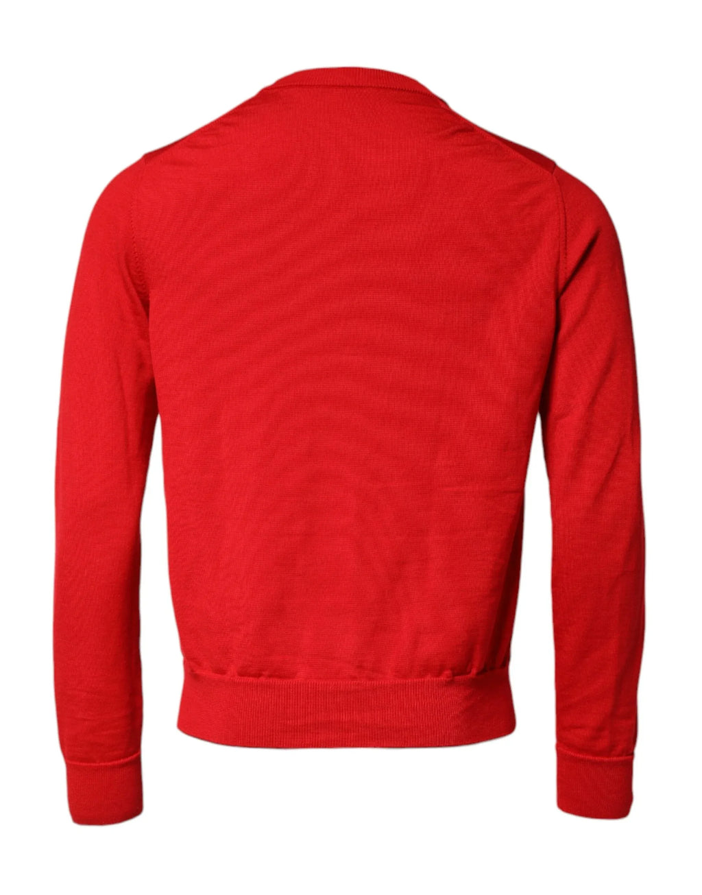 Dolce & Gabbana Red Eye Print Crew Neck Men Pullover Sweater - Zeiniez