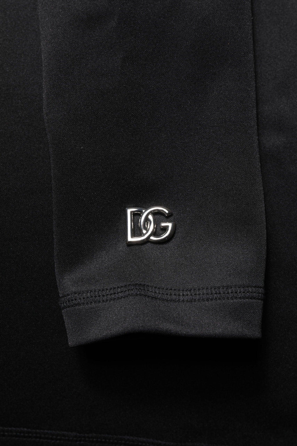 Dolce & Gabbana Black Polyester Turtleneck Pullover Sweater - Zeiniez