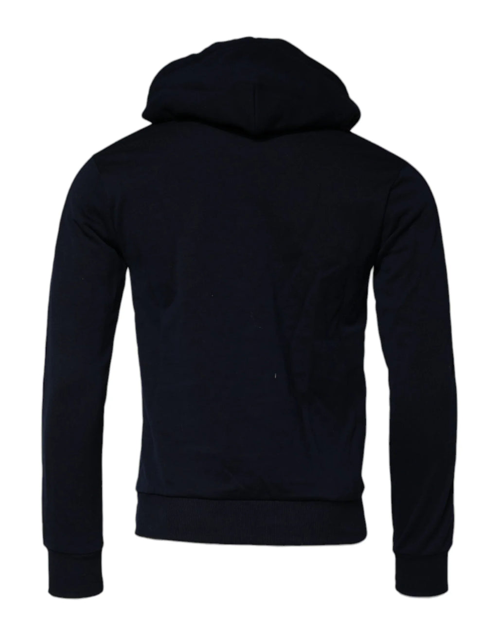Dolce & Gabbana Black Crown Cotton Hooded Sweatshirt Sweater - Zeiniez
