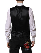Dolce & Gabbana Dark Brown Dress Formal Men Waistcoat Vest - Zeiniez