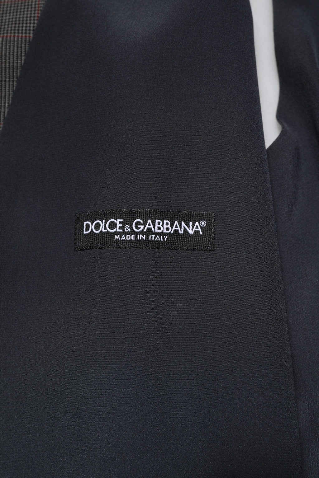 Dolce & Gabbana Gray Plaid Wool Formal Dress Waistcoat Vest - Zeiniez
