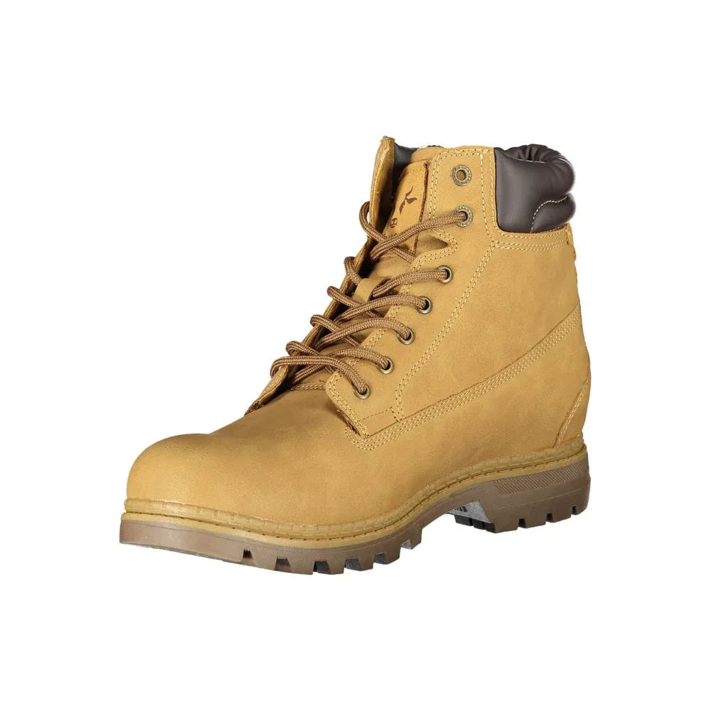 Carrera Giallo Polyurethane Men Ankle Boot - Zeiniez