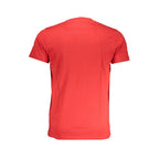 Cavalli Class Rosso Cotton Men T-Shirt - Zeiniez
