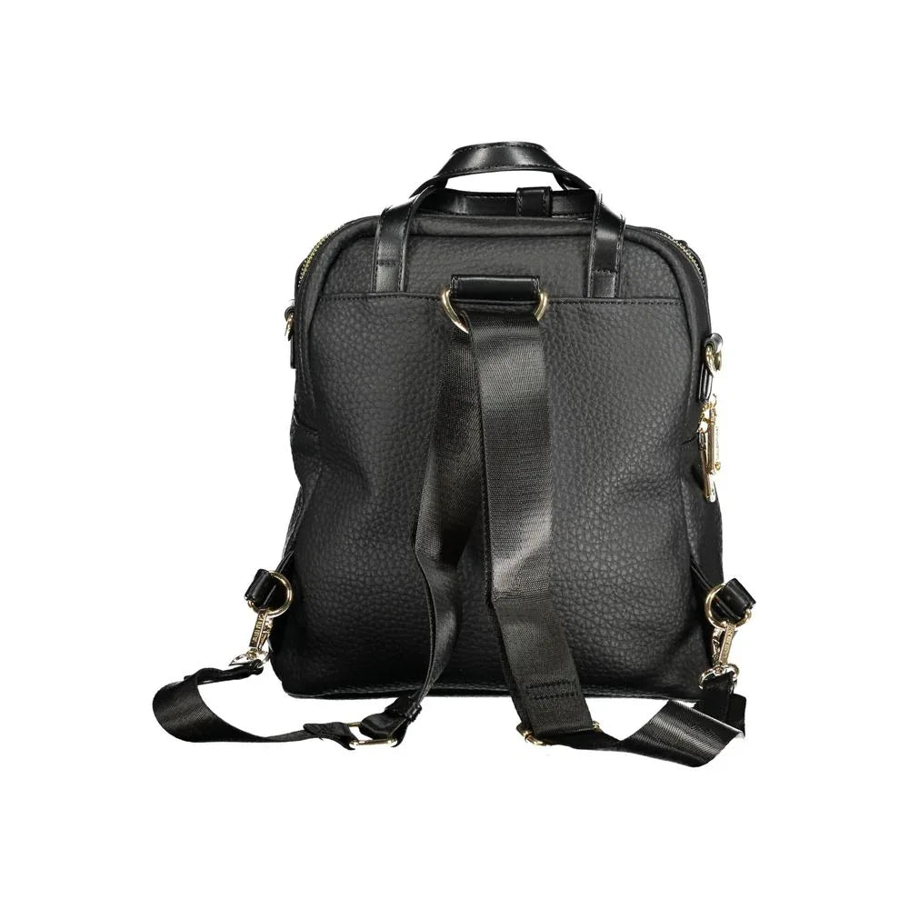 Mario Valentino Nero Poliuretano Women Backpack - Zeiniez