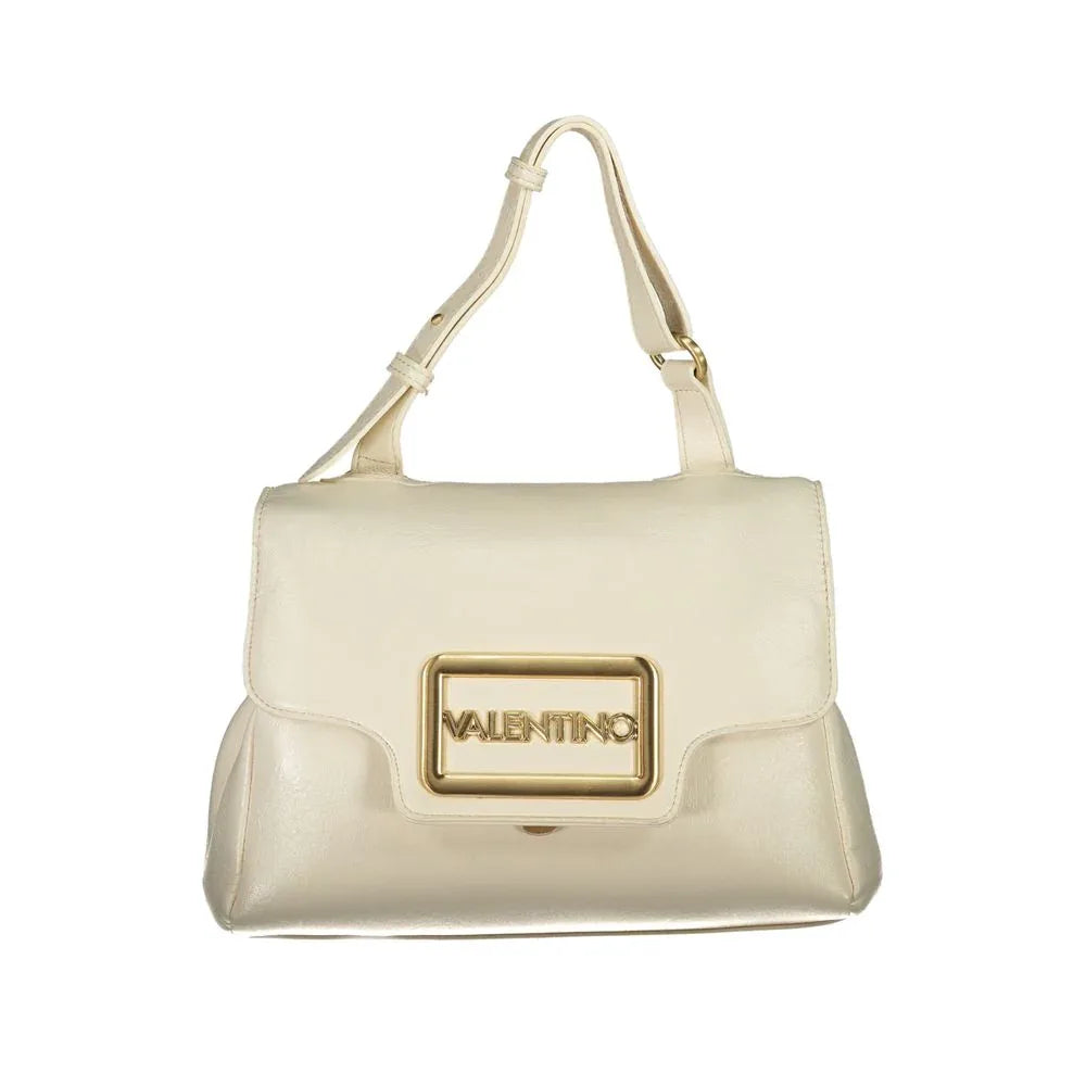 Mario Valentino Beige Polyurethane Women Handbag - Zeiniez