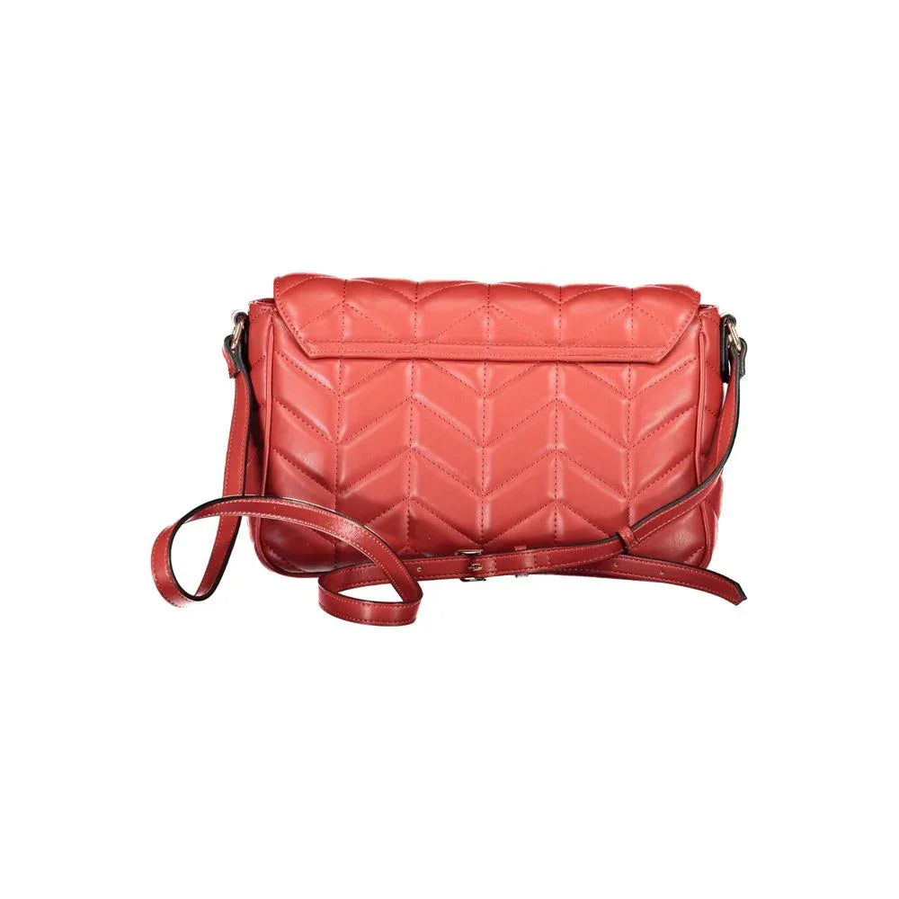 Mario Valentino Rosso Poliuretano Women Shoulder Bag - Zeiniez