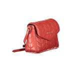 Mario Valentino Rosso Poliuretano Women Shoulder Bag - Zeiniez