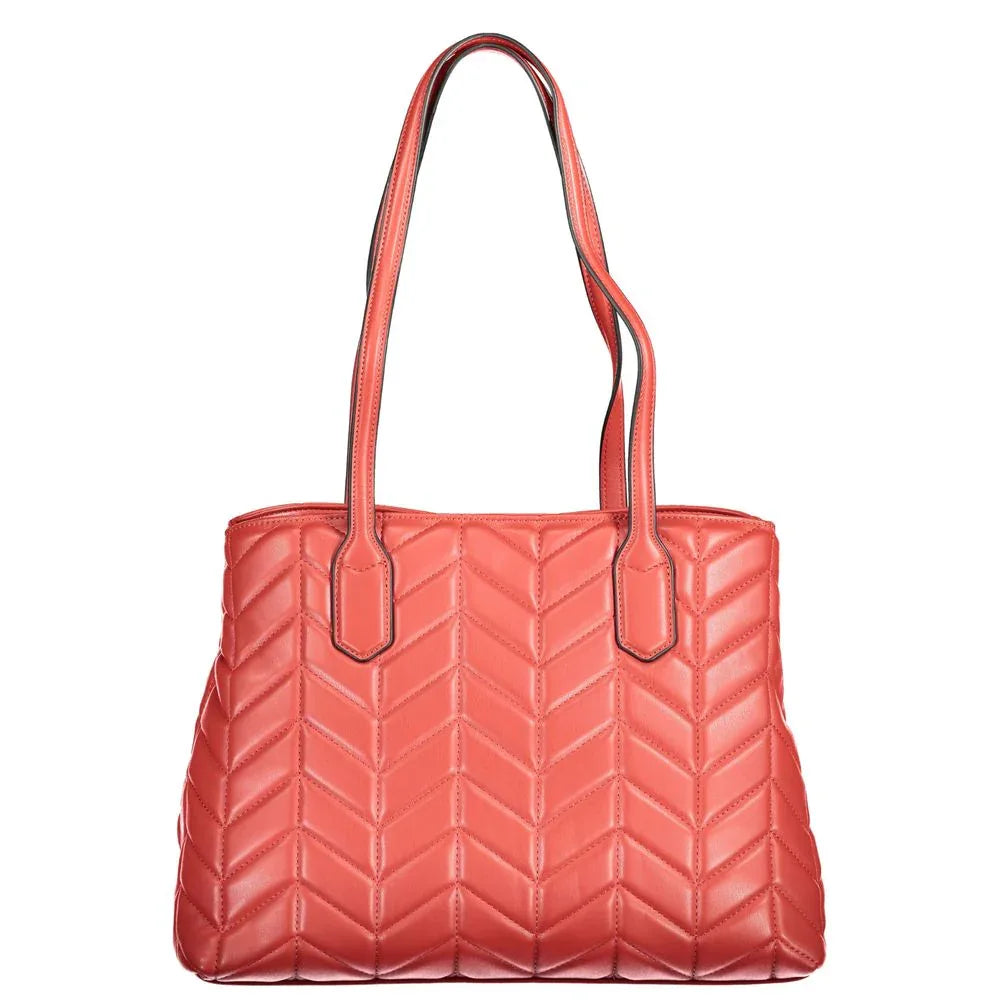 Mario Valentino Rosso Polyurethane Women Handbag - Zeiniez