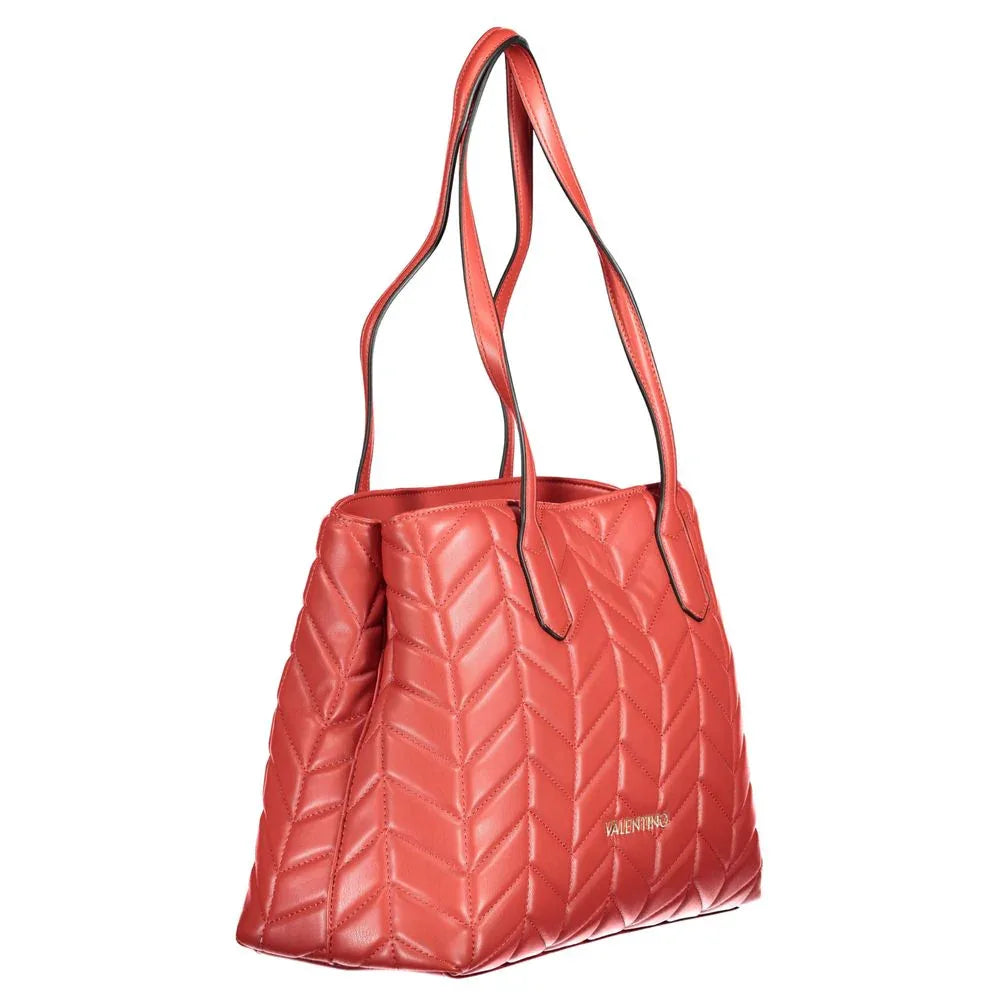 Mario Valentino Rosso Polyurethane Women Handbag - Zeiniez