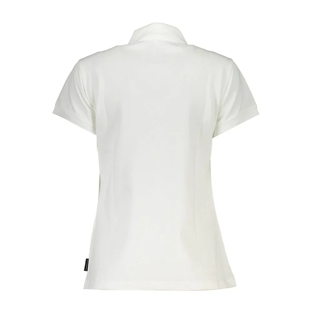 North Sails White Cotton Women Polo - Zeiniez