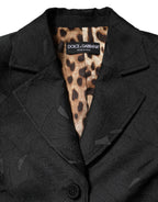 Dolce & Gabbana Black Single Breasted Trench Coat Jacket - Zeiniez
